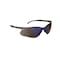 Jackson Safety Safety Glasses, Anti-Scratch, Blue Mirror Lens, Gunmetal Frame, Frameless 50029 - alternate 7
